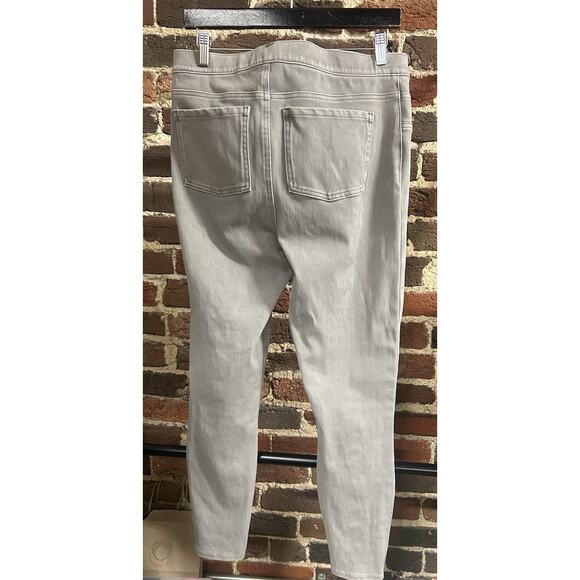 Spanx Gray Skinny Ankle Length Stretch Pull On Jean Jegging XL - Picture 6 of 7
